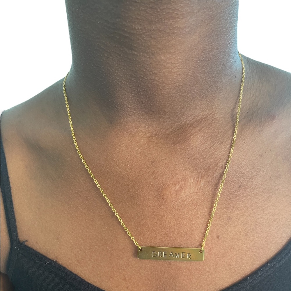 Gold Dreamer Charm Necklace